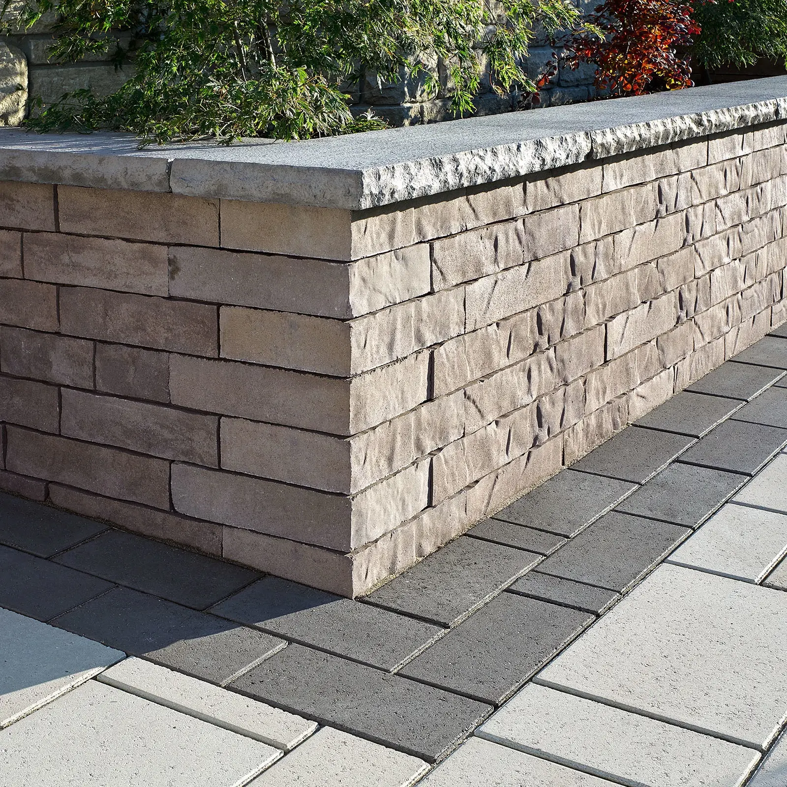 Hardscape craftsmanship detail by Bollman Landscape